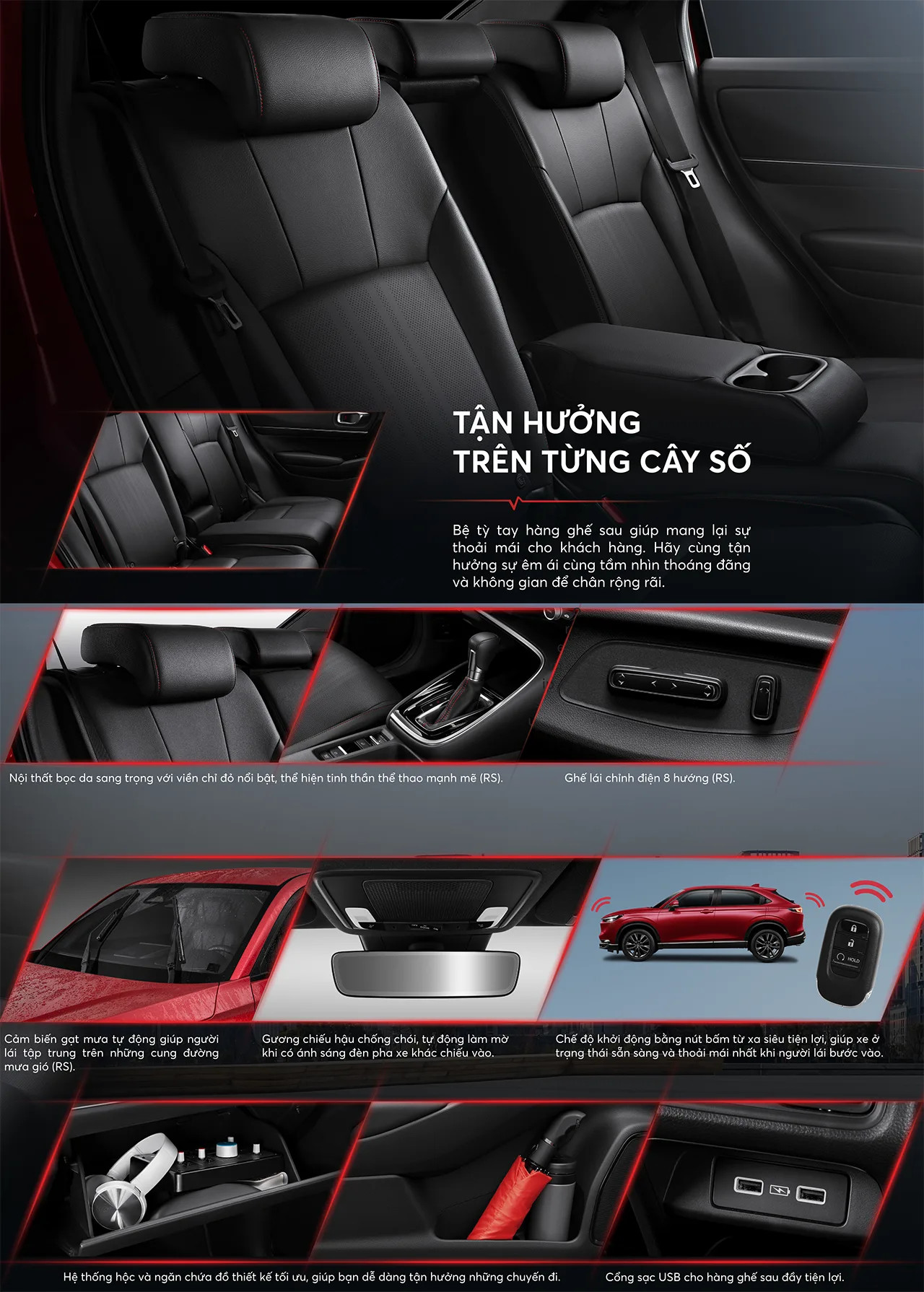 Các Tiện ích của Honda HRV 2026