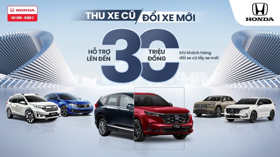 chương trình thu xe cũ - đổi xe mới Honda Ô tô 2026