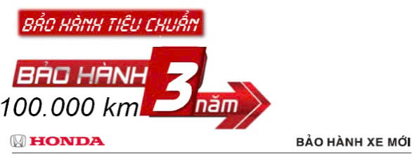 chính sách bảo hành của Honda Ô tô