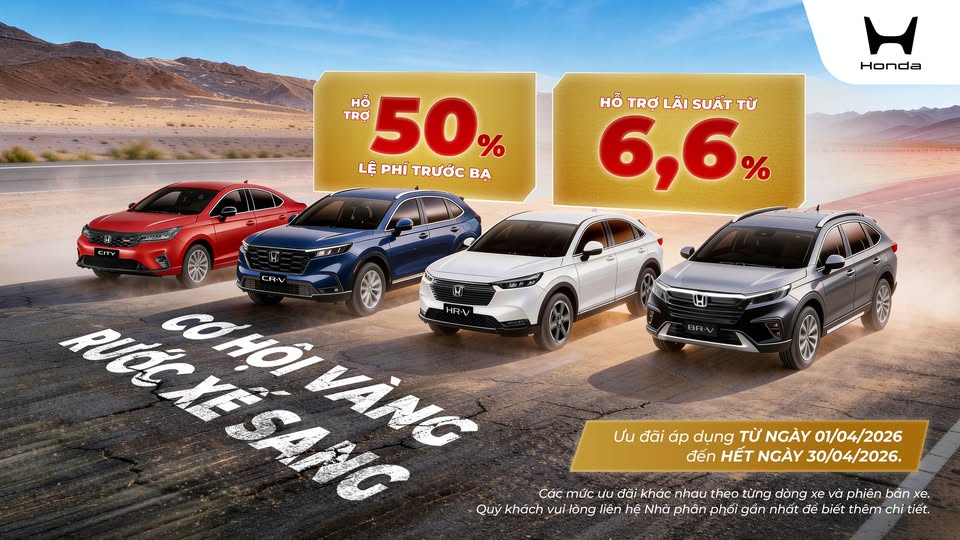 Chương trình Khuyến mãi các dòng xe Honda Ô tô chi tiết