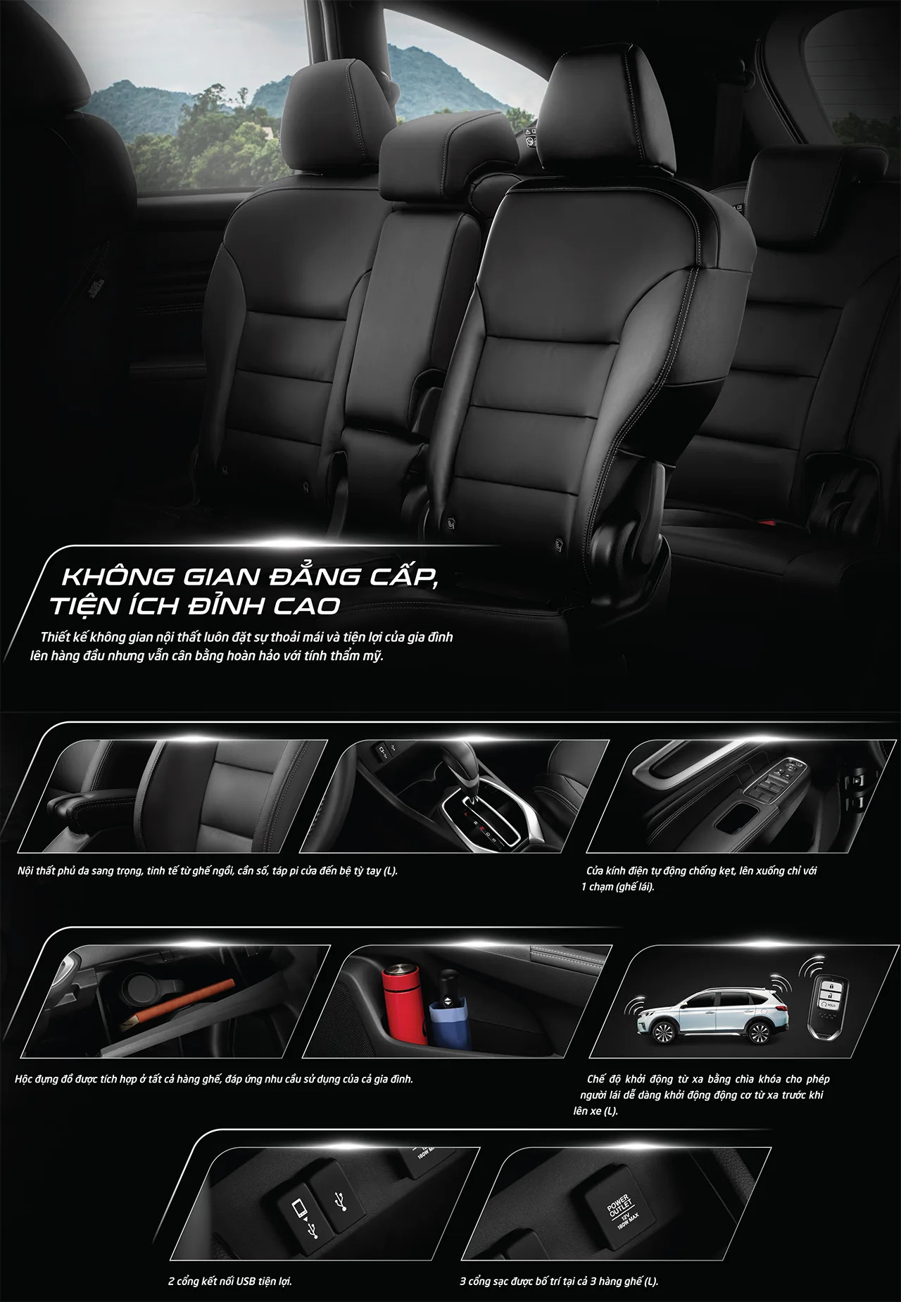 Khoang nội thất Honda BR-V