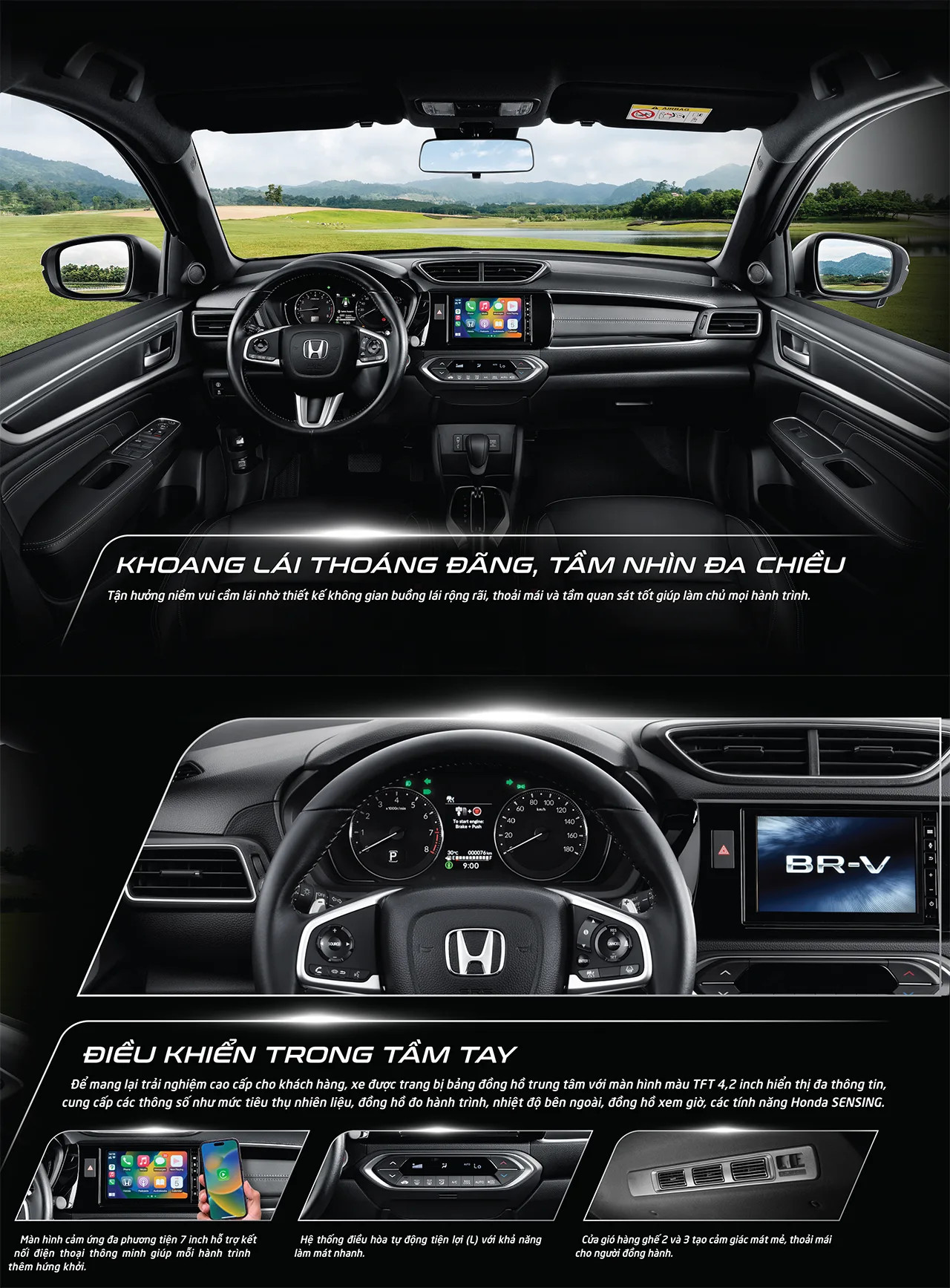 Nội thất Honda BR-V 2026