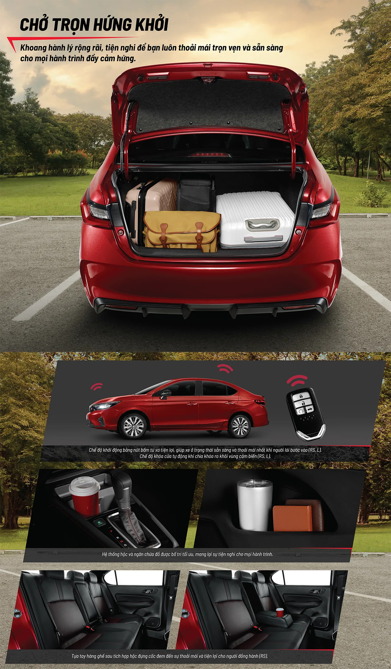 Cốp sau của Honda City