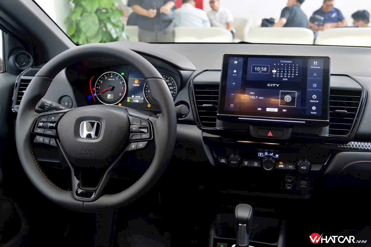 Nội thất Honda City RS facelift 2026 - Đại Lý Honda Quận 2
