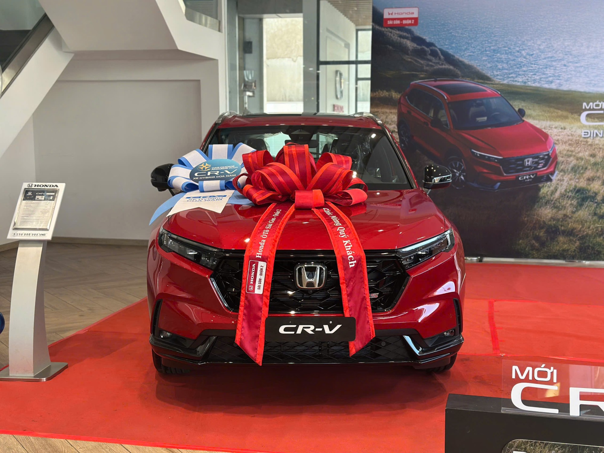 Honda CRV e:HEV RS 2026 - Hybrid màu đỏ