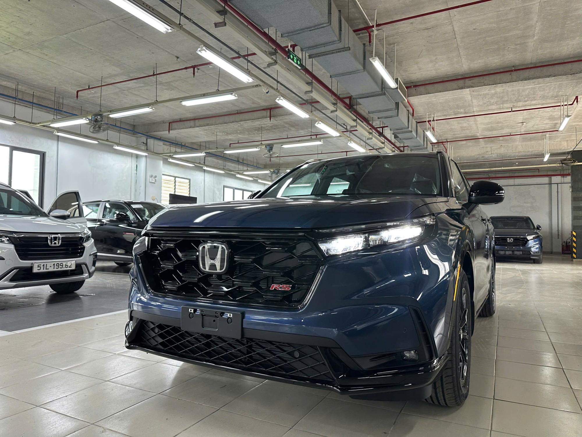 Honda CRV e:HEV RS 2026 - Hybrid màu xanh