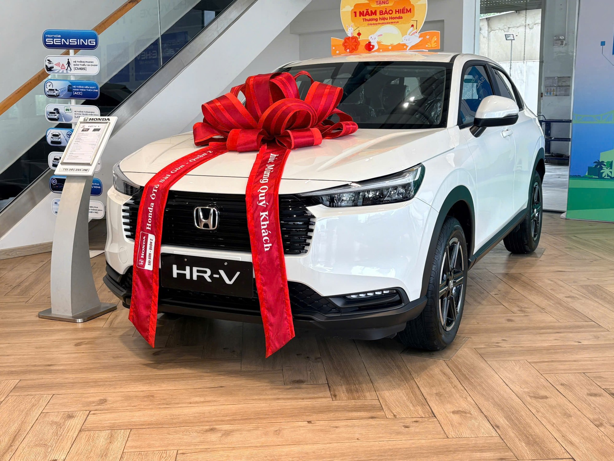 Màu trắng Honda HR-V Phiên bản G   - Đại Lý Honda Ô tô Quận 2