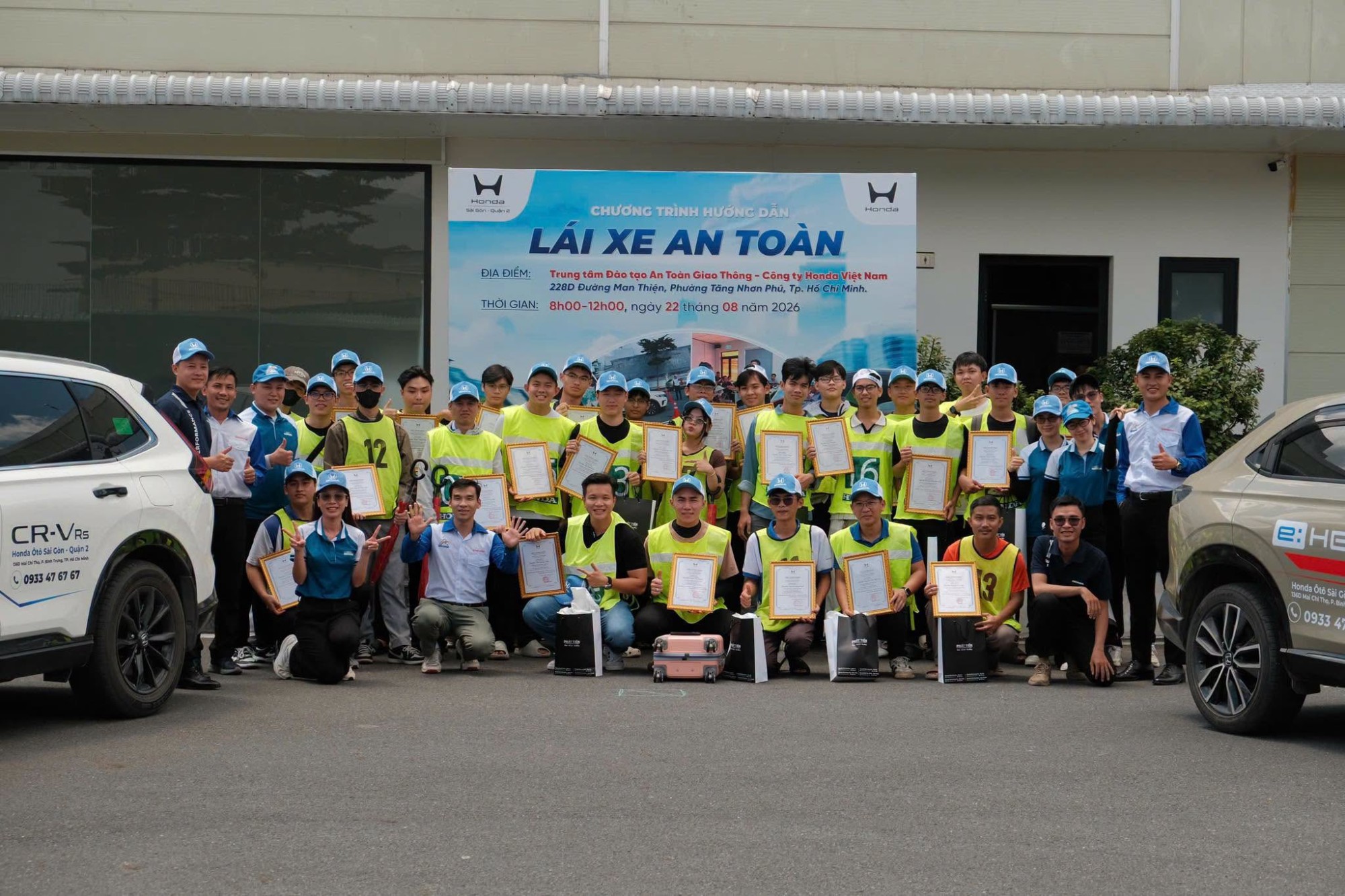 Chương trình hướng dẫn lái xe an toàn của Đại Lý Honda Quận 2