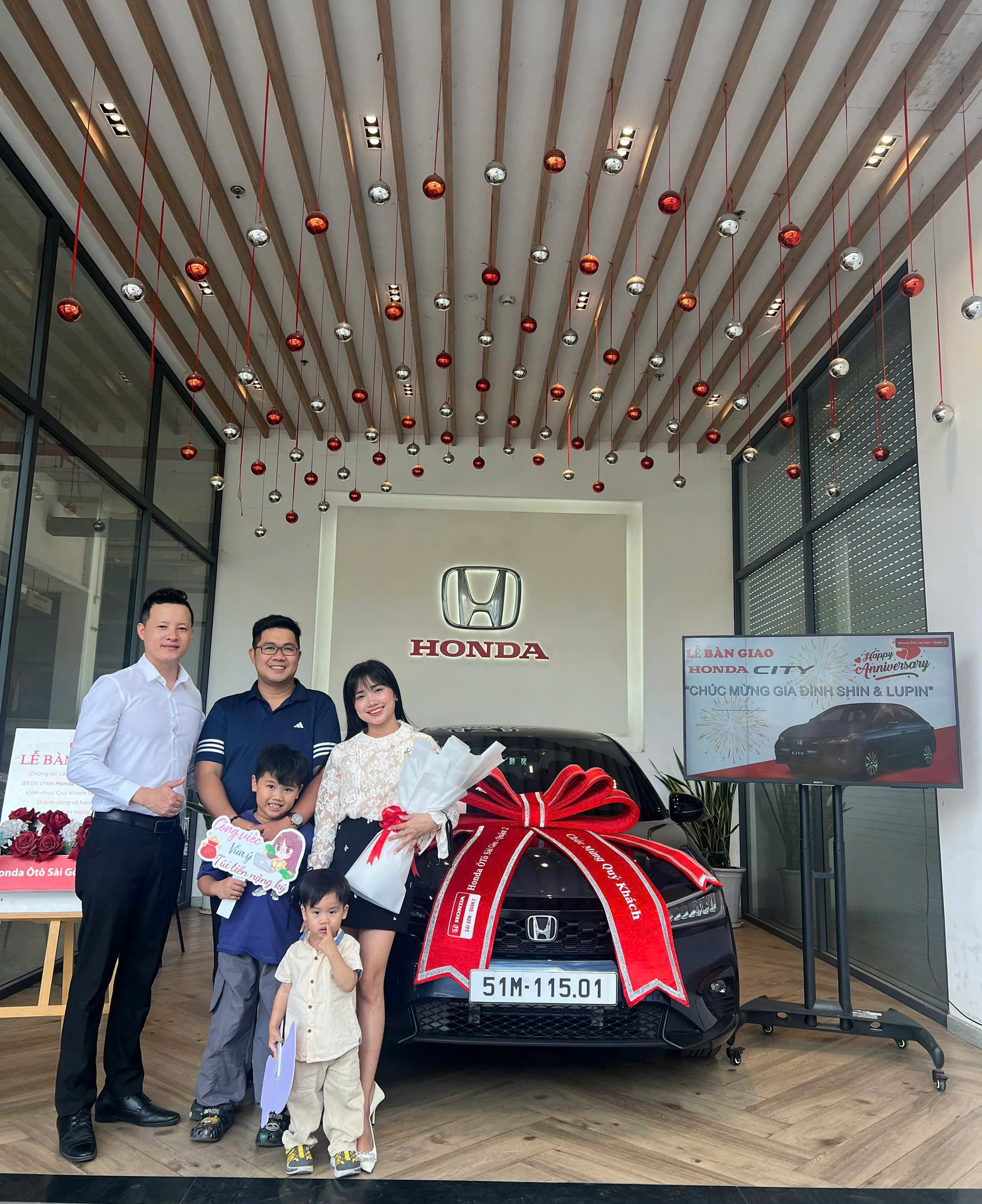Bàn giao xe City tại Honda Quận 2