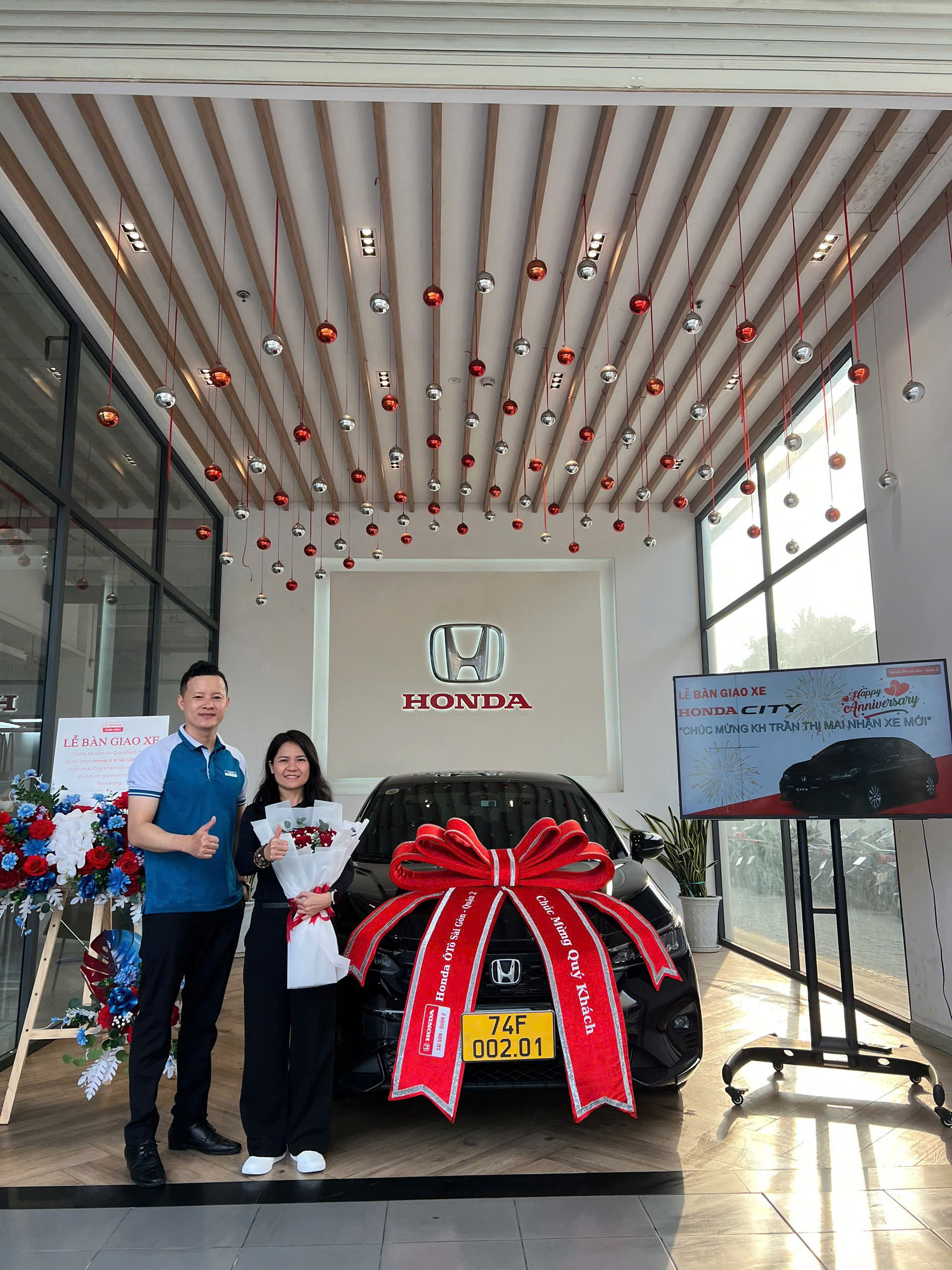 Bàn giao xe City tại Honda Quận 2