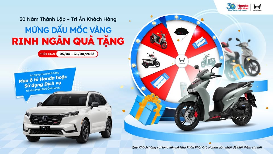Tri ân Khách hàng tại Honda Ô tô Sài Gòn Quận 2