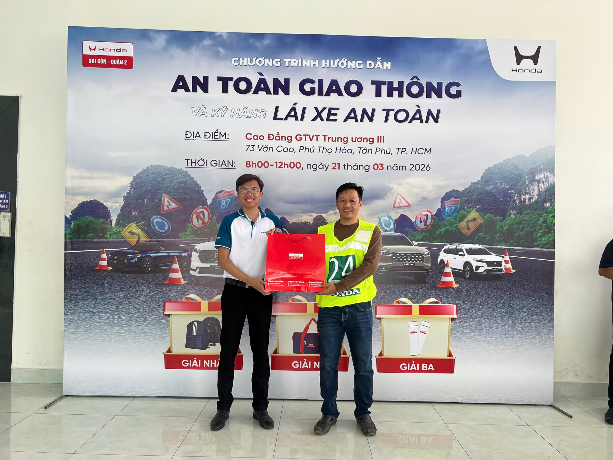 Đại lý Honda Ô tô Quận 2 tổ chức chương trình hướng dẫn lái xe an toàn