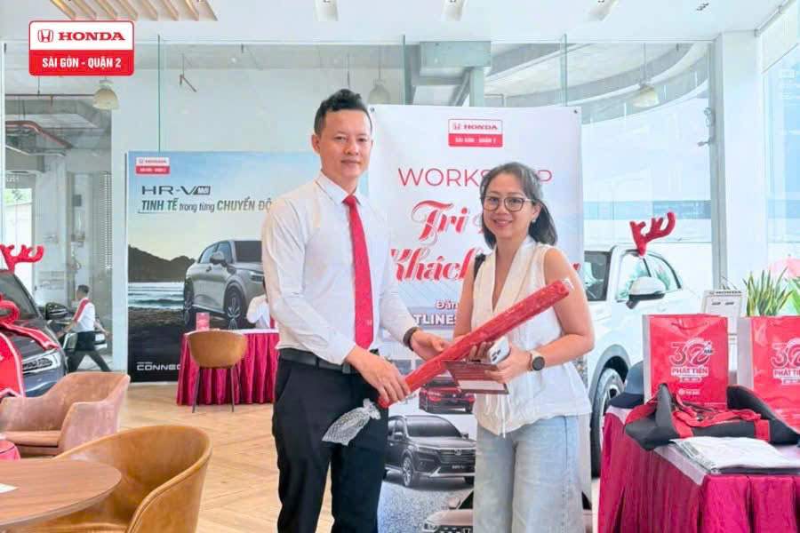 CHÚC MỪNG WORKSHOP “TRI ÂN KHÁCH HÀNG – NGÀN QUÀ HẤP DẪN” THÀNH CÔNG RỰC RỠ TẠI HONDA Ô TÔ QUẬN 2