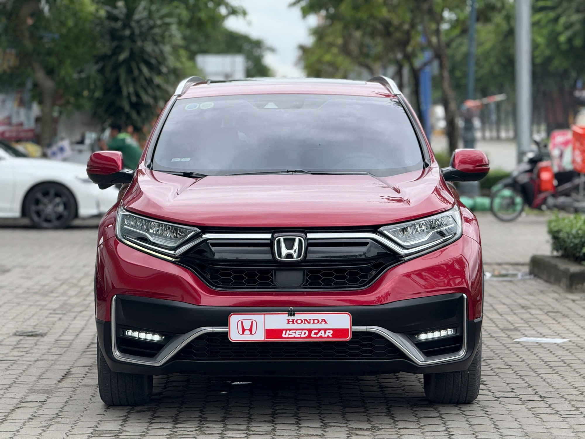 Honda CR-V L Đỏ Giá 840tr (Thương lượng)| Xe đã qua sử dụng Chính Hãng tại Honda Ô tô Quận 2